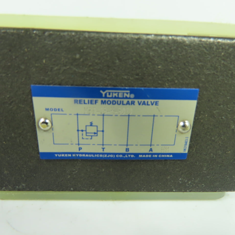 Yuken MBP-03-H-3070 Relief Modular Valve Size 03 High Pressure