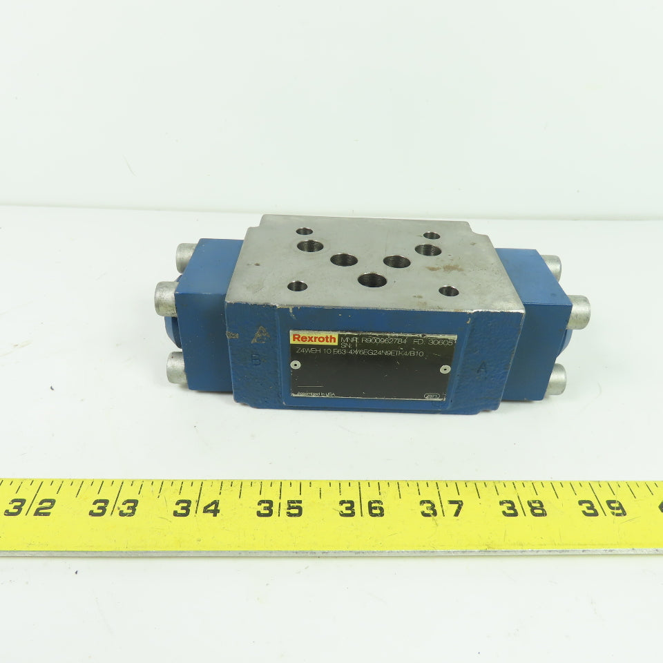 Rexroth R900962784 Z4WEH 10 E63-4X/6EG24N9ETK4/B10 Directional Spool Valve