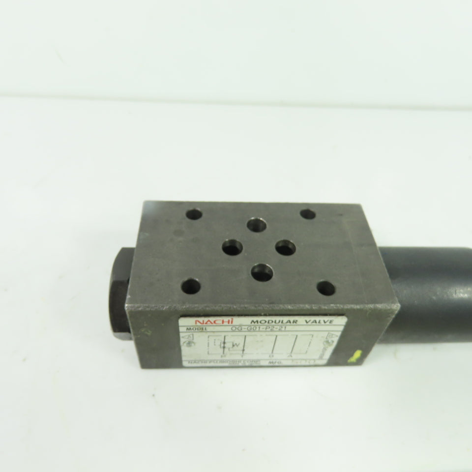 Nachi OG-G01-P2-21 Modular Relief Valve G01 Series