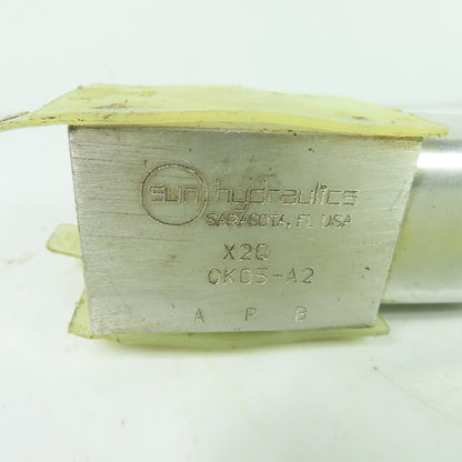 Sun Hydraulics X2Q 0K05-A2 Solenoid Operated Hydraulic Valve W/ 770-224 24 VDC