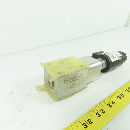 Sun Hydraulics X2Q 0K05-A2 Solenoid Operated Hydraulic Valve W/ 770-224 24 VDC