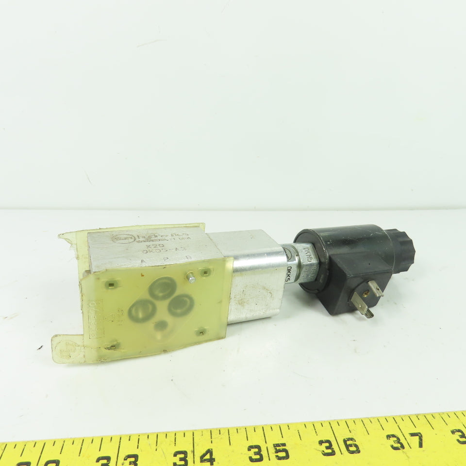 Sun Hydraulics X2Q 0K05-A2 Solenoid Operated Hydraulic Valve W/ 770-224 24 VDC