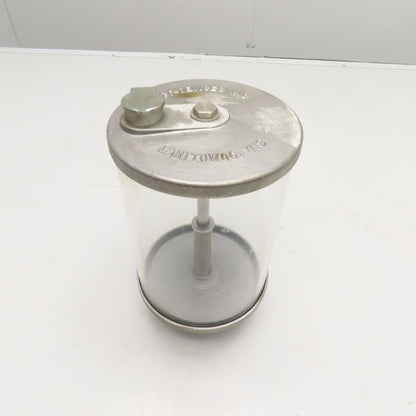 Lube Devices Inc. Transparent Liquid Reservoir 5" Diameter 7" Length 1/4" NPT