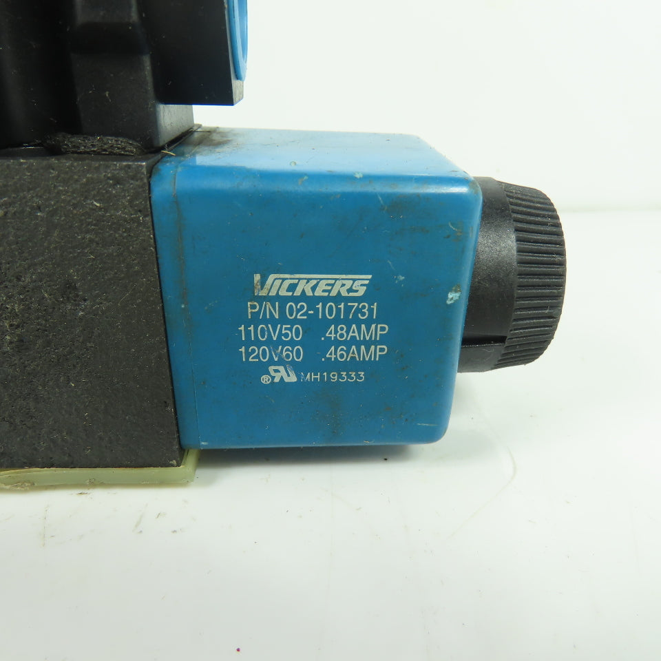 Vickers 02-109575 DG4V-3S-2C-M-FW-B5-60 Solenoid Directional Control Valve 120V