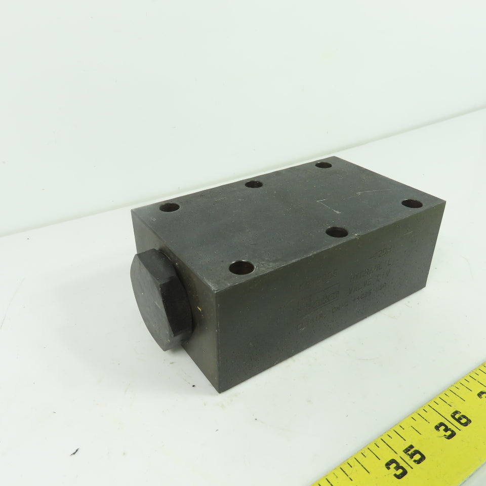 Parker C81600S-120H Hydraulic Block Check Valve 3000 PSI 40 GPM