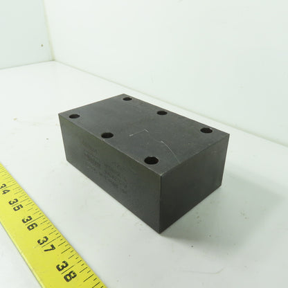 Parker C81600S-120H Hydraulic Block Check Valve 3000 PSI 40 GPM