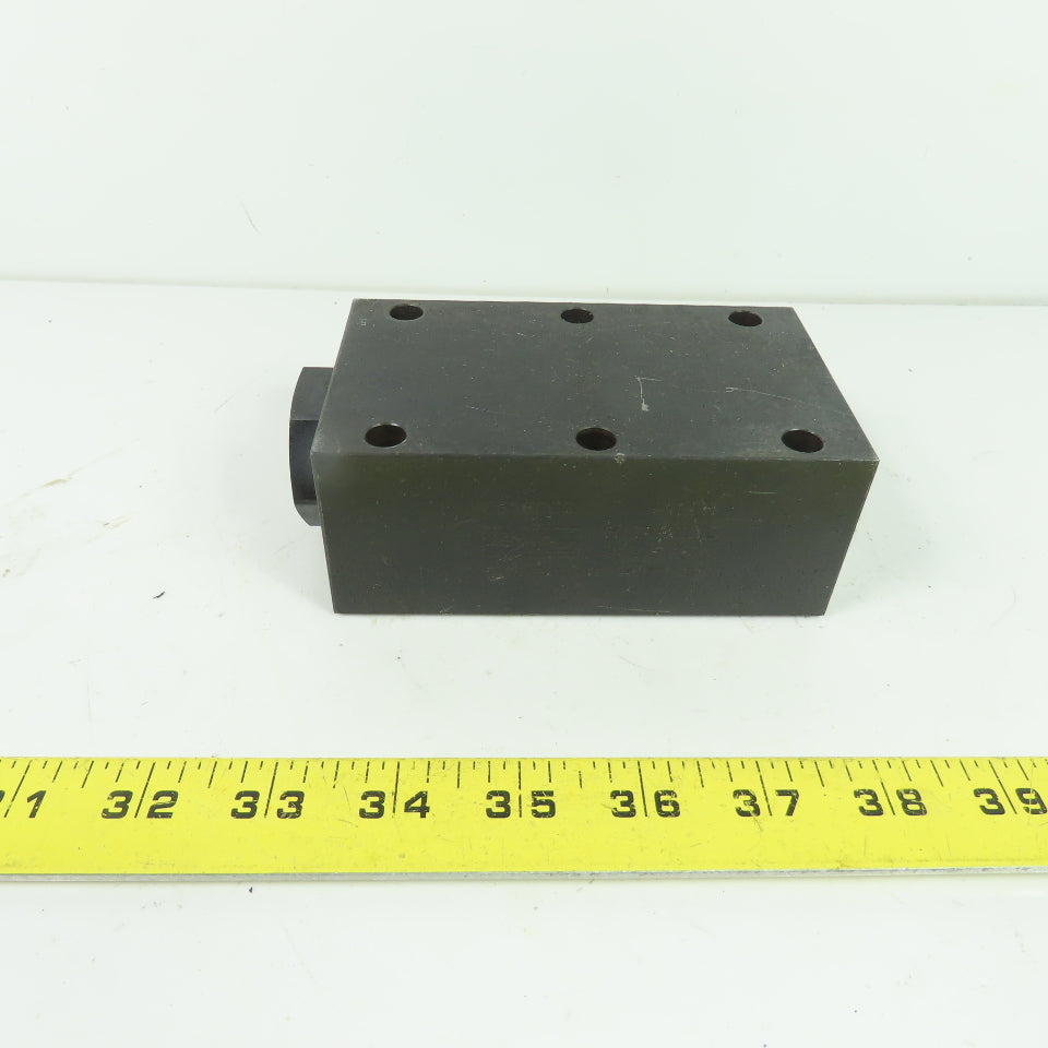 Parker C81600S-120H Hydraulic Block Check Valve 3000 PSI 40 GPM
