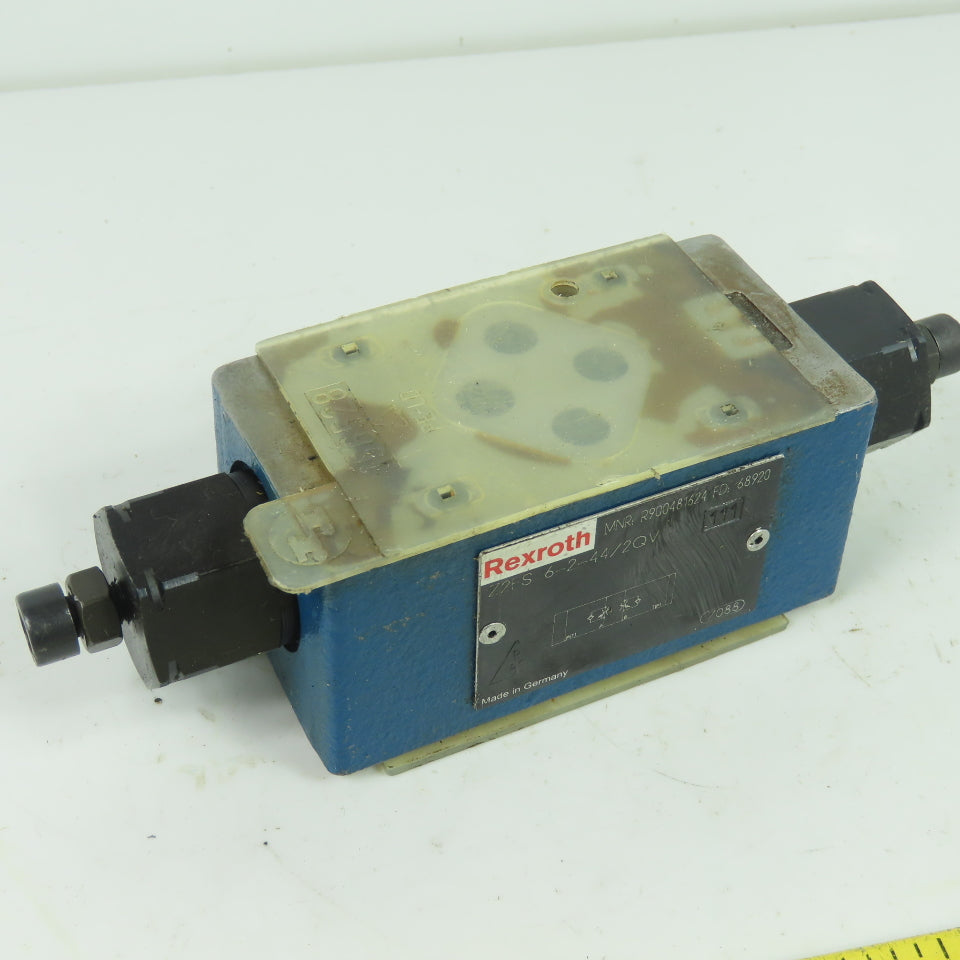 Rexroth R900481624 Z2FS 6-2-44/2QV Hydraulic Throttle Check Valve Size 6