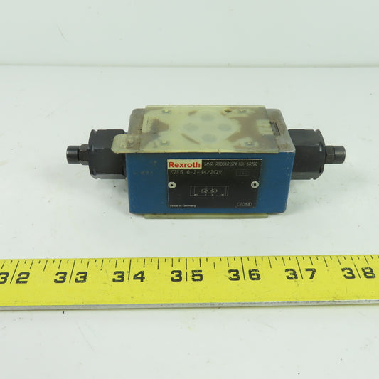 Rexroth R900481624 Z2FS 6-2-44/2QV Hydraulic Throttle Check Valve Size 6