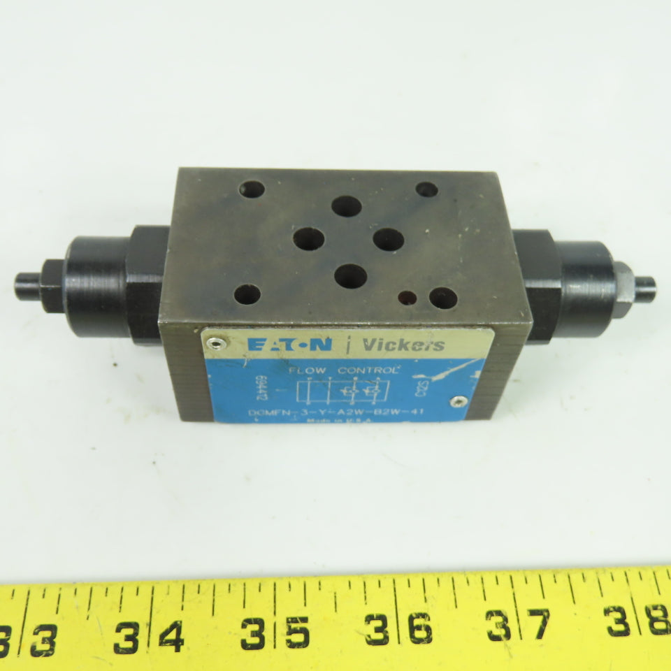 Eaton Vickers 694412 DGMFN-3-Y-A2W-B2W-41 Flow Control Valve Block