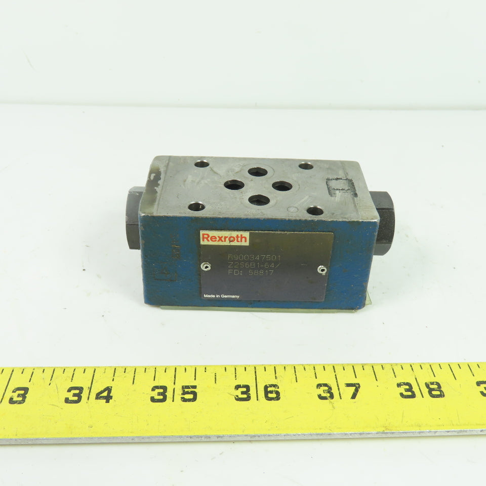 Rexroth Z2S6B1-64/ Twin Pilot Operated Check Valve Size 6