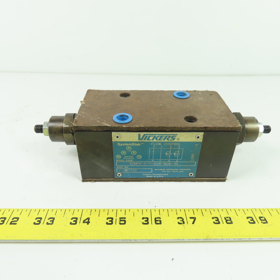 Vickers DGMFN-5-Y-A2W-B2W-30 SystemStak Flow Control Valve 315 Bar Max