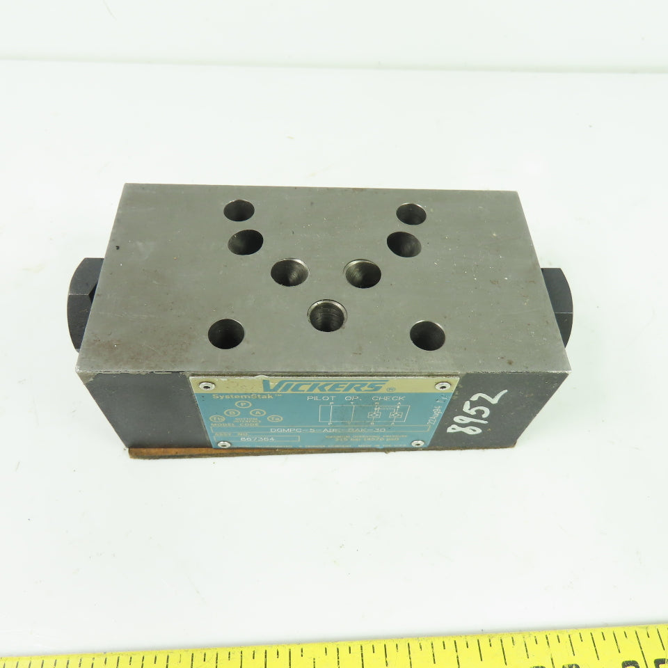 Vickers 867364 DGMPC-5-ABK-BAK-30 SystemStak Pilot Operated Check Valve