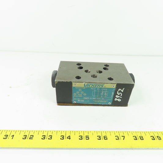 Vickers 867364 DGMPC-5-ABK-BAK-30 SystemStak Pilot Operated Check Valve
