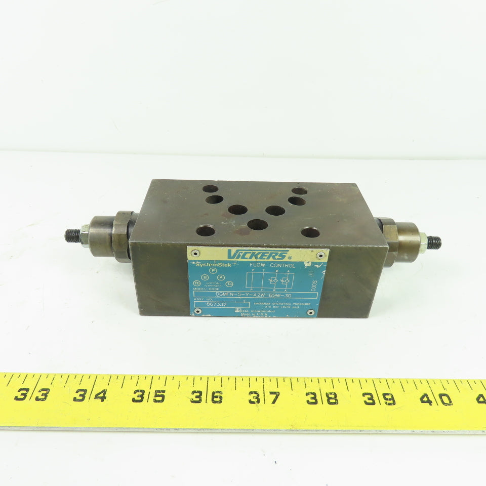 Vickers DGMFN-5-Y-A2W-B2W-30 SystemStak Flow Control Valve 315 bar 4570 psi