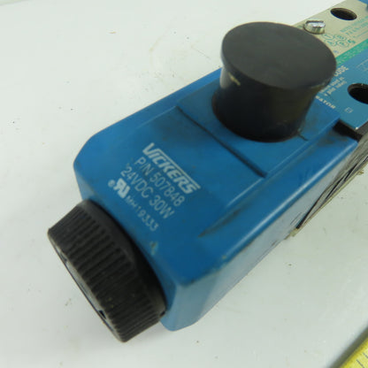 Vickers DG4V-3S-2C-M-U-H5-60 Solenoid Operated Hydraulic Valve 350bar 24VDC