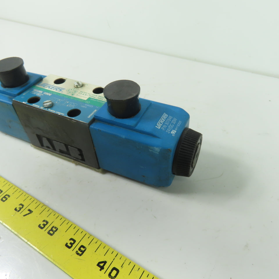 Vickers DG4V-3S-2C-M-U-H5-60 Solenoid Operated Hydraulic Valve 350bar 24VDC
