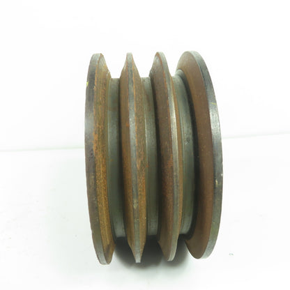 A48 B52 3-Groove V-Belt Pulley Sheave 1-5/8" Bore 5-1/2" OD x 2-1/2" W