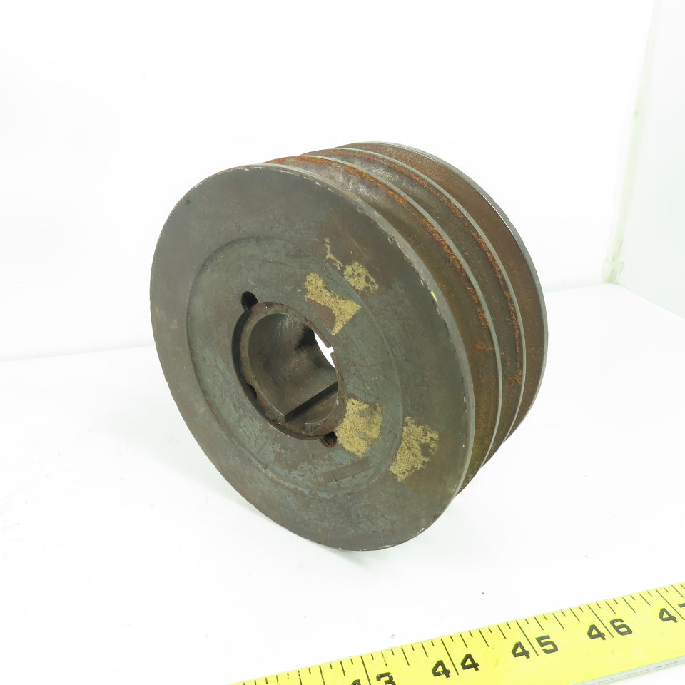A48 B52 3-Groove V-Belt Pulley Sheave 1-5/8" Bore 5-1/2" OD x 2-1/2" W