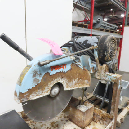 Target GM1453 5HP 14" Industrial Masonry Saw 230/460V 3Ph Tested