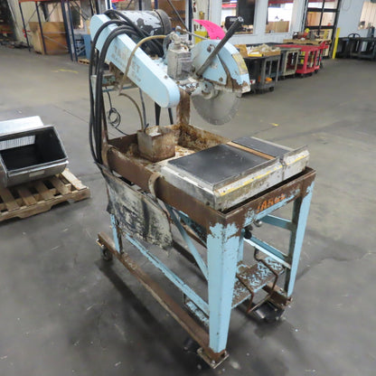 Target GM1453 5HP 14" Industrial Masonry Saw 230/460V 3Ph Tested