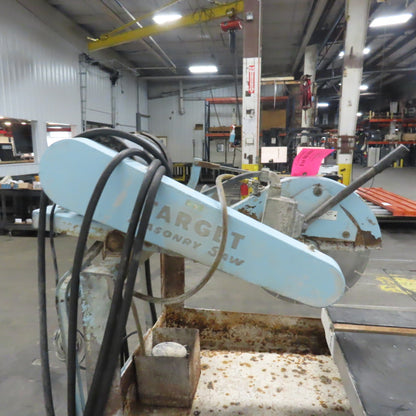 Target GM1453 5HP 14" Industrial Masonry Saw 230/460V 3Ph Tested