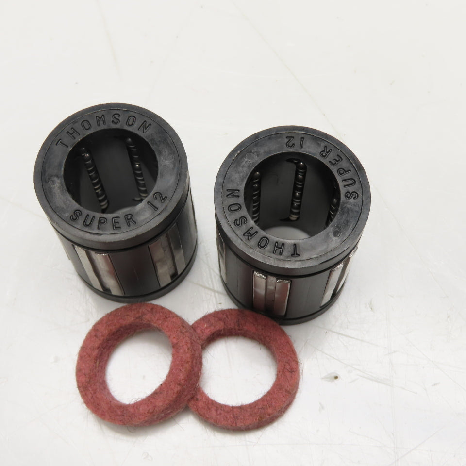 Thomson Super 12 Pair of Linear Ball Bushing Bearings with Seals