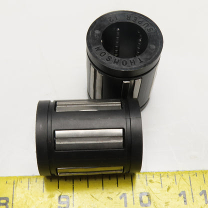 Thomson Super 12 Pair of Linear Ball Bushing Bearings with Seals