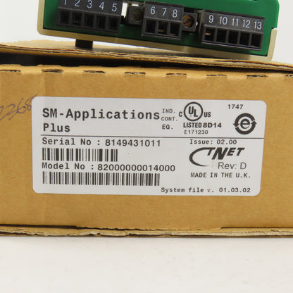 Control Techniques 82000000014000 SM Applications Processor Rev 3.00 +Connectors