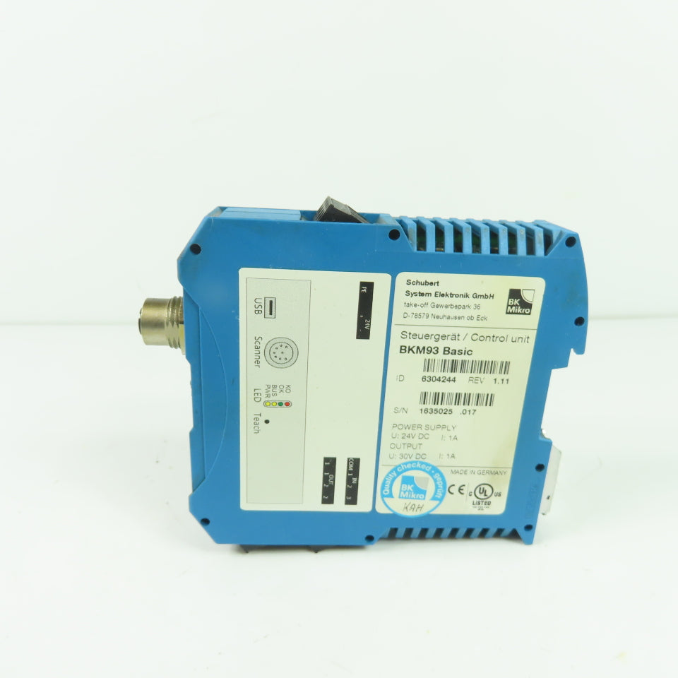 BK Mikro 6304244 BKM93 Basic Tool Detection Control Unit 24VDC