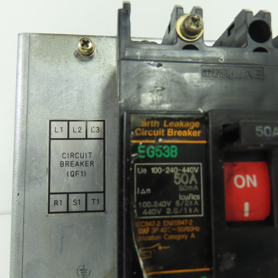 Fuji Electric EG53B 50A 3-Pole Circuit Breaker 440V