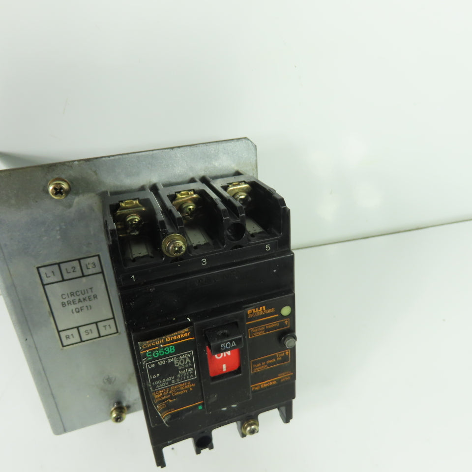 Fuji Electric EG53B 50A 3-Pole Circuit Breaker 440V