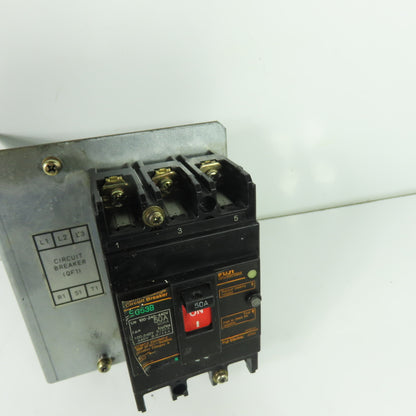 Fuji Electric EG53B 50A 3-Pole Circuit Breaker 440V