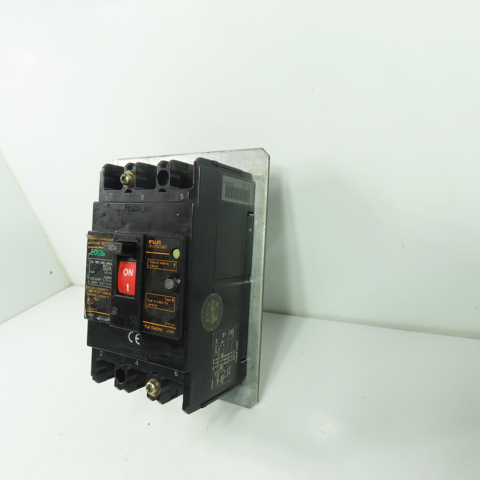 Fuji Electric EG53B 50A 3-Pole Circuit Breaker 440V