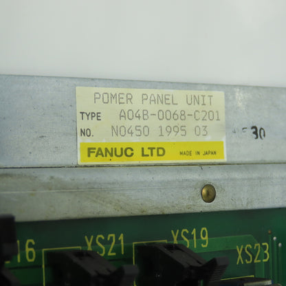 Fanuc A04B-0068-C201 Power Panel PC Board Unit