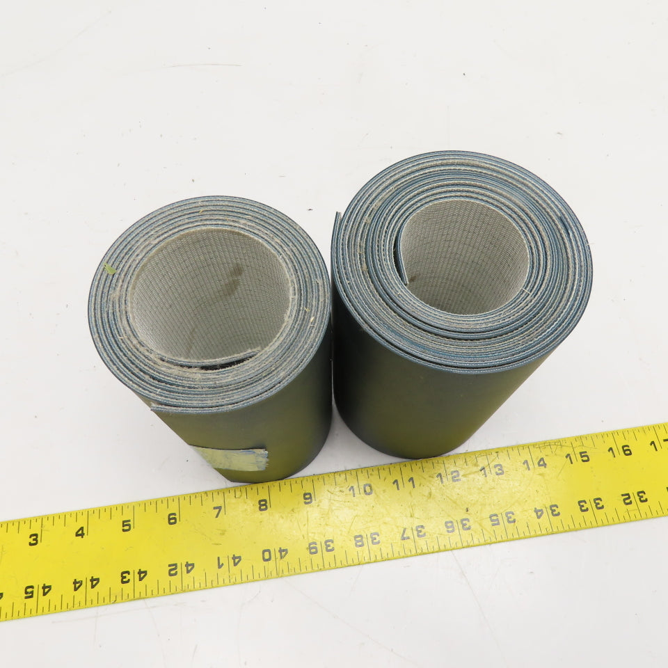 150mm Wide Smooth Top 2 Ply 2mm Thick Conveyor Belt 98" & 63" Lot Of 2