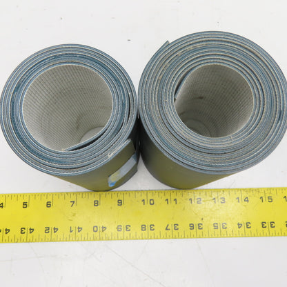 150mm Wide Smooth Top 2 Ply 2mm Thick Conveyor Belt 98" & 63" Lot Of 2