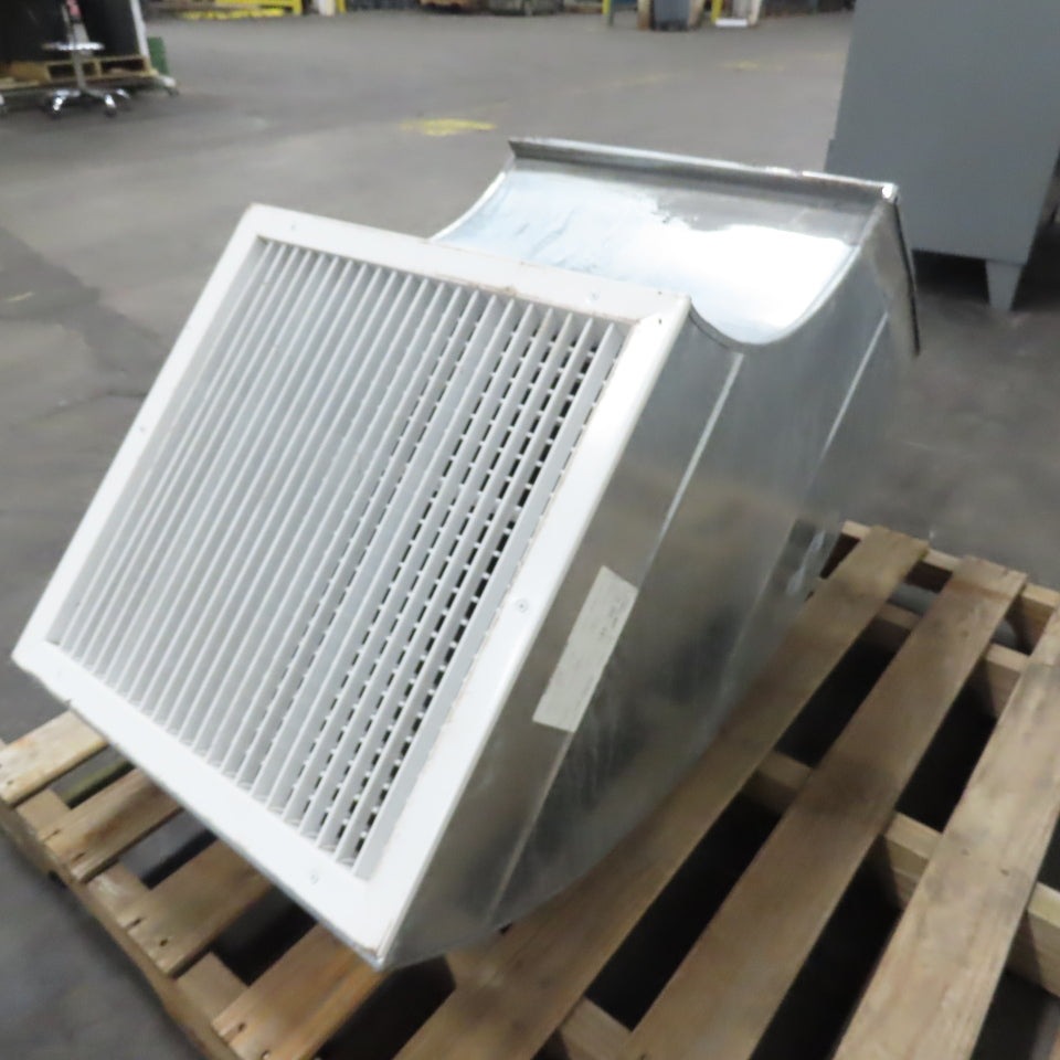 CNSLMR 5 SL H 20"x20" To 20x14" Galvanized HVAC Duct 90° Elbow 24 Gauge