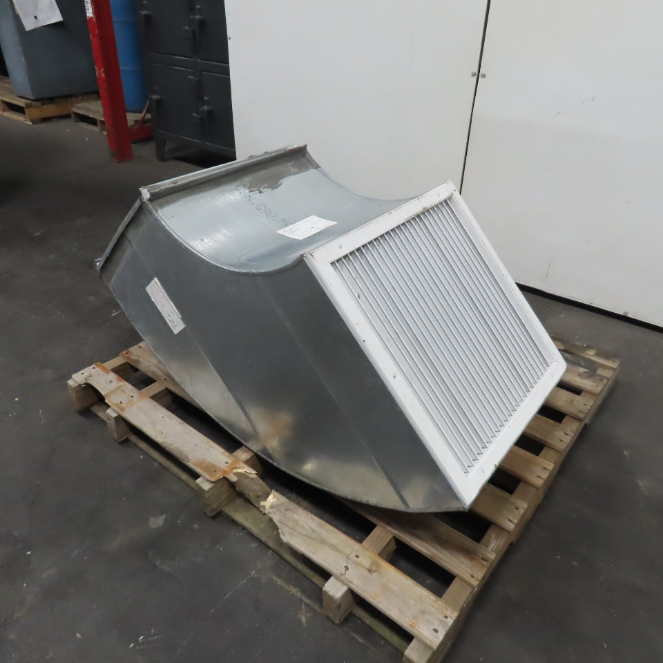 CNSLMR 5 SL H 20"x20" To 20x14" Galvanized HVAC Duct 90° Elbow 24 Gauge