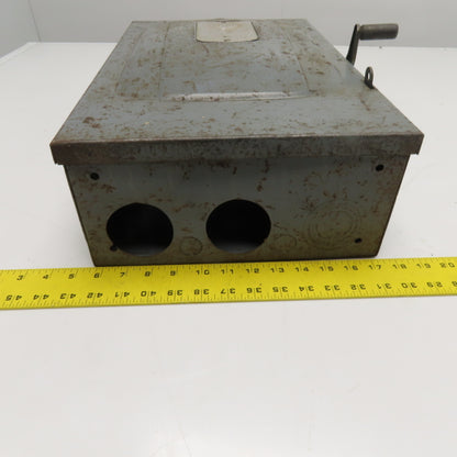 Arrow Hart 24228 Type HD 100A 3 Pole Fused Safety Disconnect 240VAC