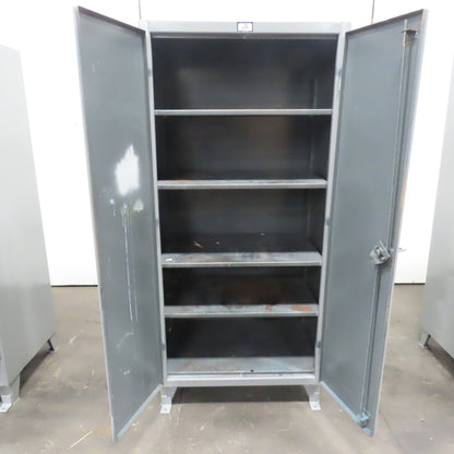 Stronghold 4-Modular Shelf Industrial Storage Locker Cabinet 36" x 24" x 78"