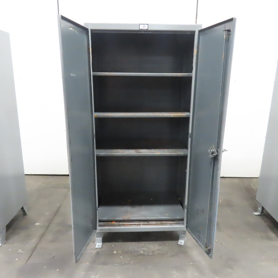 Stronghold 4-Modular Shelf Industrial Storage Locker Cabinet 36" x 24" x 78"