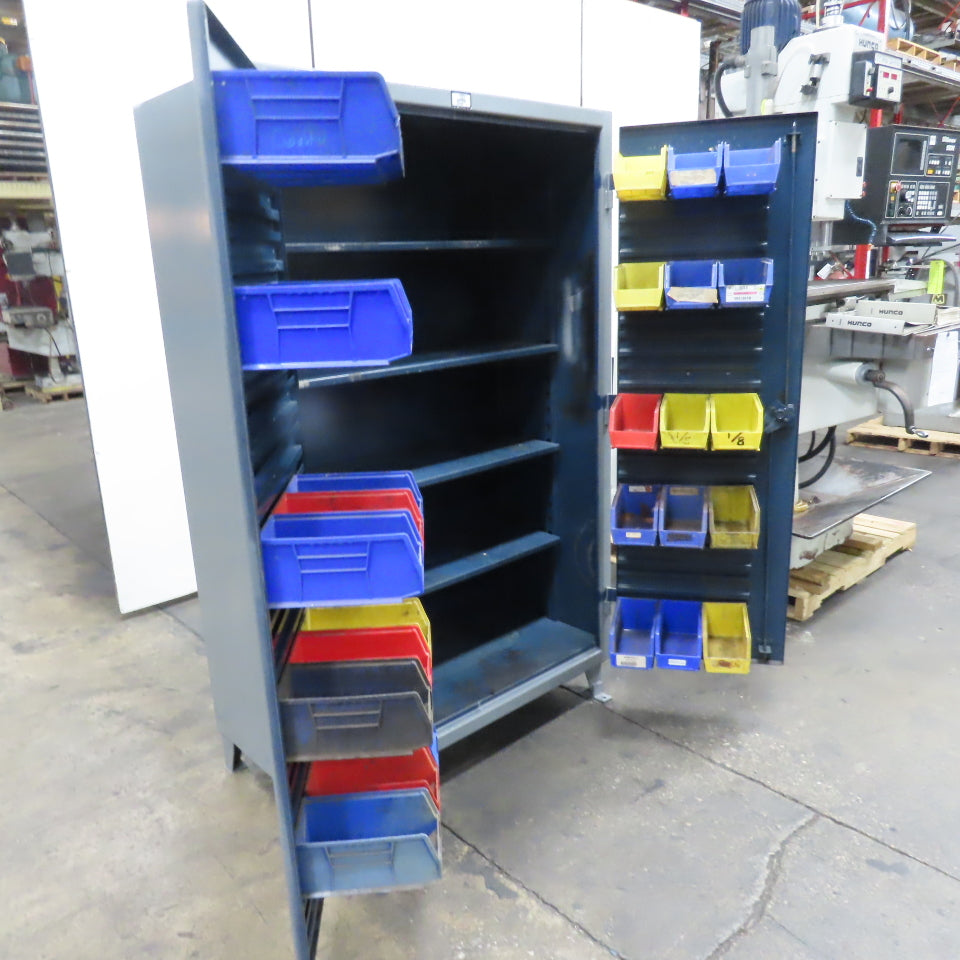 Stronghold 4-Modular Shelf Industrial Storage Locker Cabinet 48" x 24" x 78"