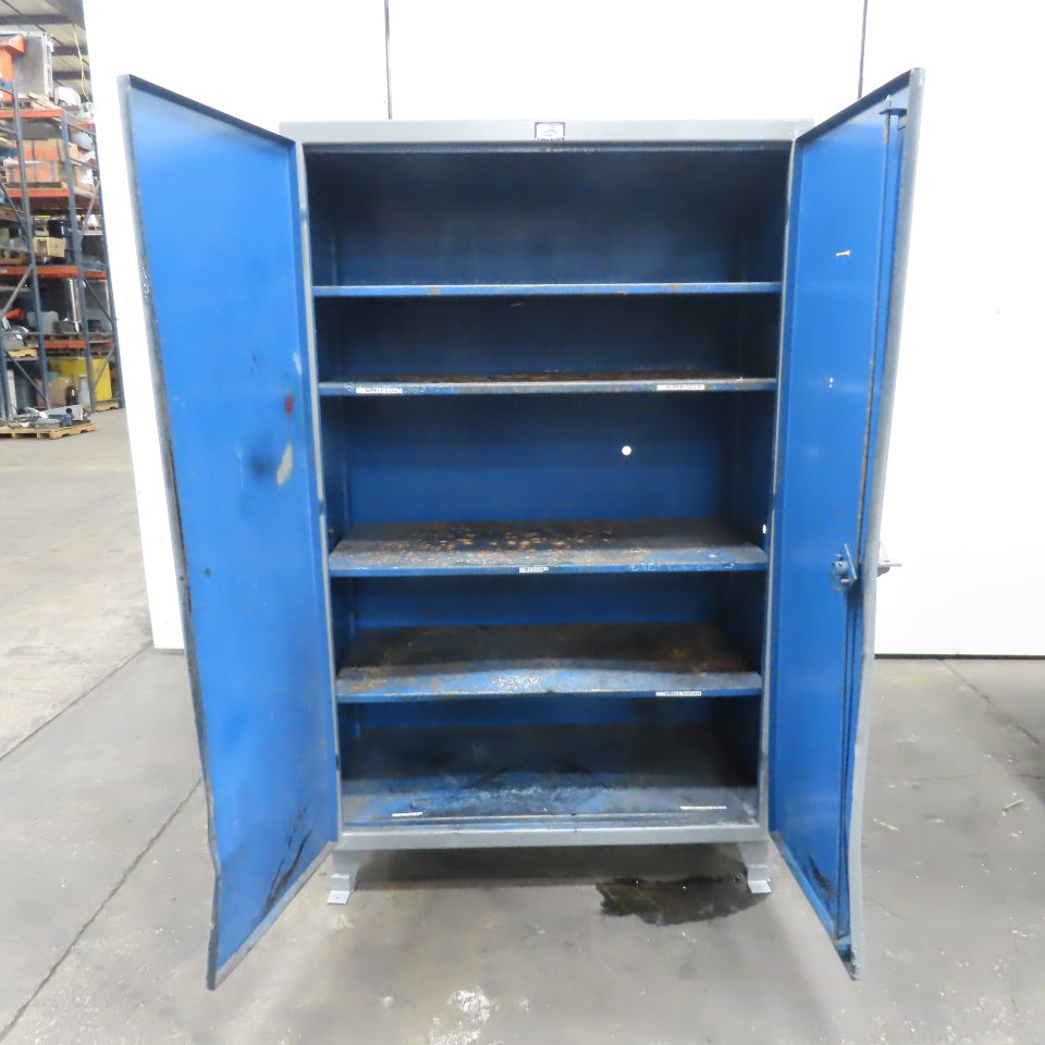 Stronghold 4-Modular Shelf Industrial Storage Locker Cabinet 48" x 24" x 78"