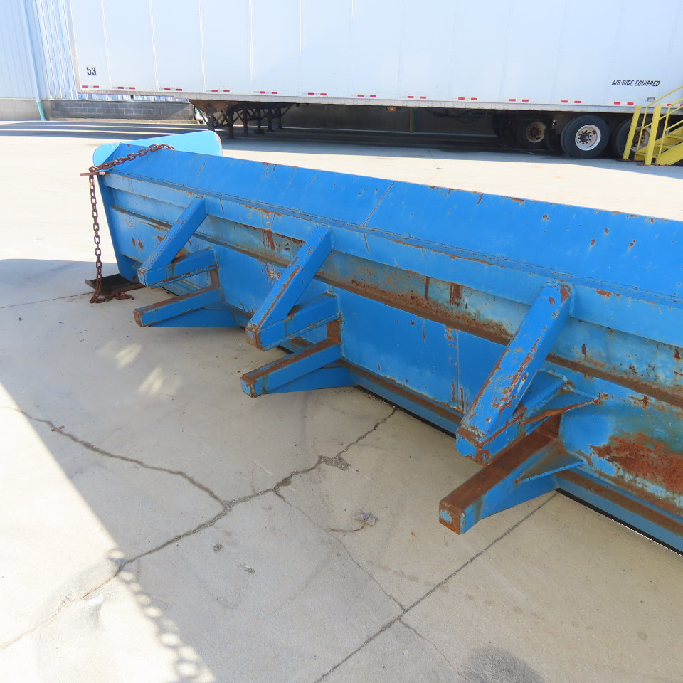 12' Heavy Duty Commercial Snow Pusher Blade Attachment