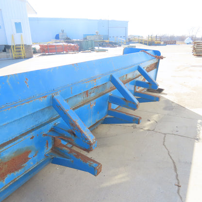 12' Heavy Duty Commercial Snow Pusher Blade Attachment