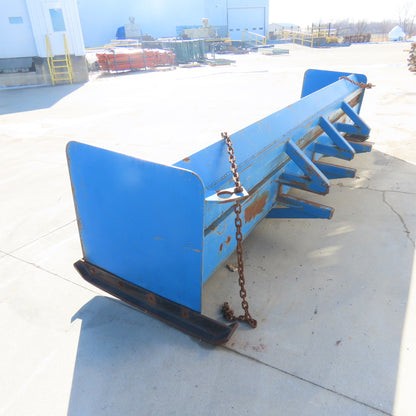 12' Heavy Duty Commercial Snow Pusher Blade Attachment