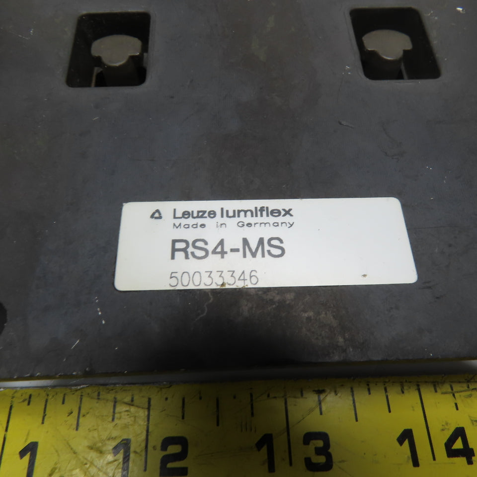 Leuze lumiflex 50033346 RS4-MS Mounting Plate Bracket for RS4 Series No Hardware