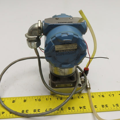 Rosemount 3051 CD1M52A 1A Smart Pressure Transmitter 2000 PSI 1.0-5.0V Output