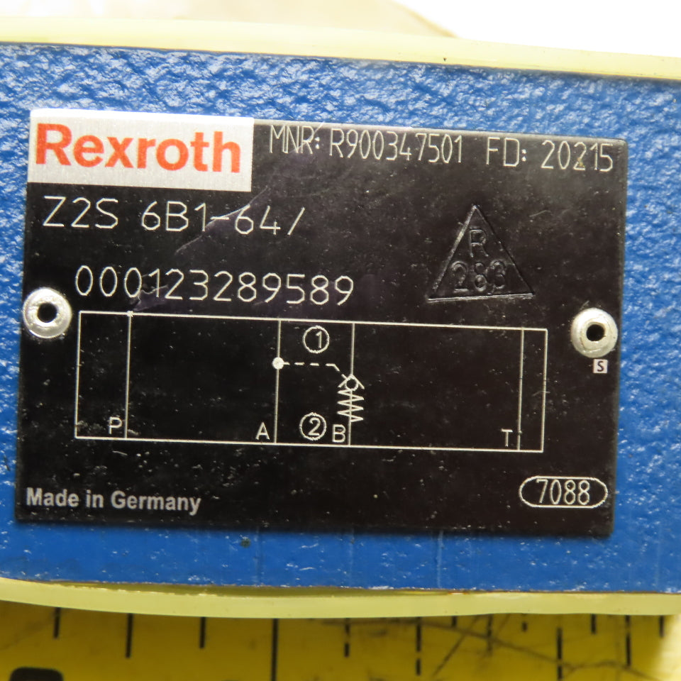 Rexroth R900347501 Z2S 6B1-64/ Double Pilot Operated Check Valve